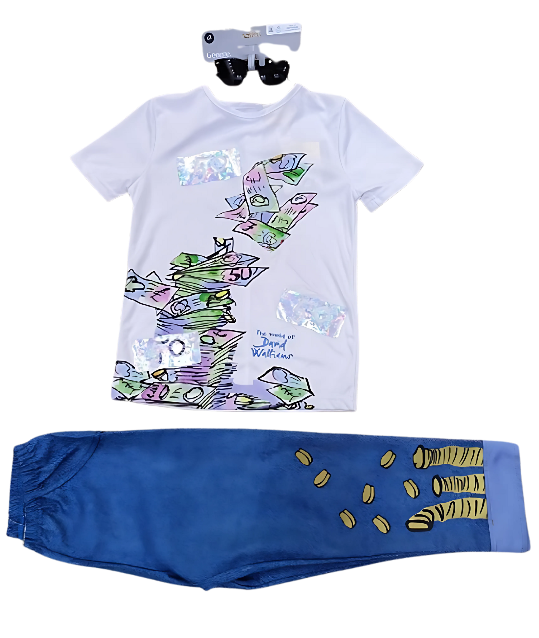 Costume David Walliams “Billionaire Boy” Boys Halloween and book day