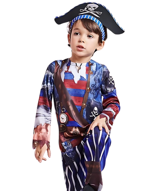 Pirate Costumes for Boys Halloween Captain Stinker with Hat