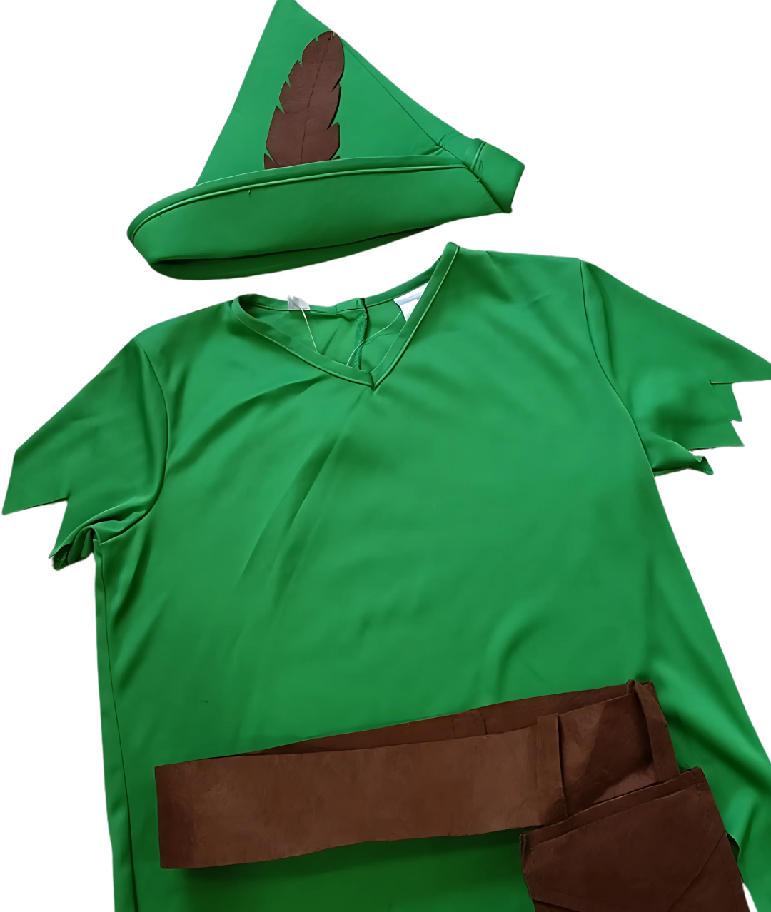 Peter Pan Costume with Hat for Infant Toddler & Little Boys Halloween Dress Up Outfit