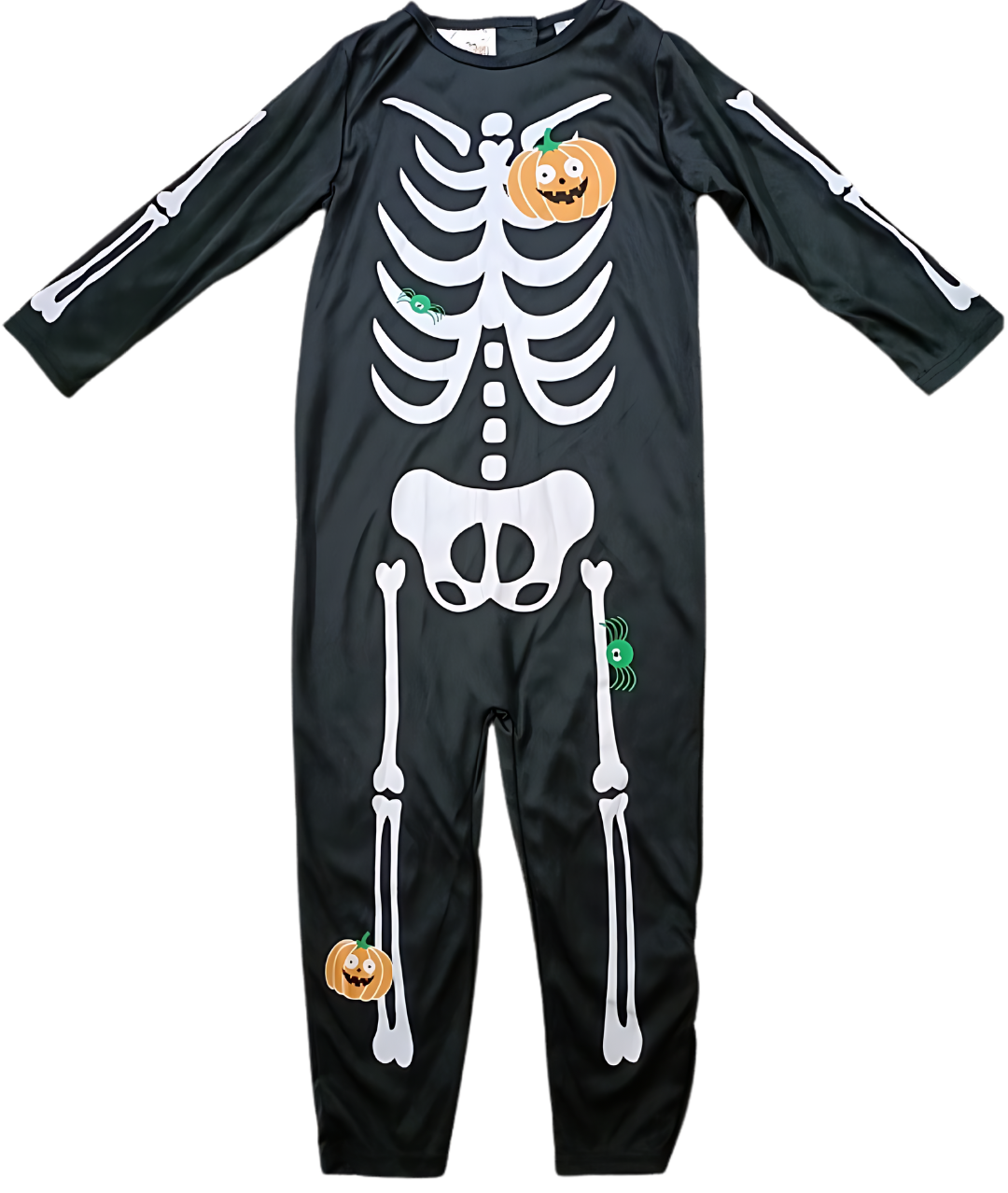 Boys Skeleton Halloween Costume Black and White