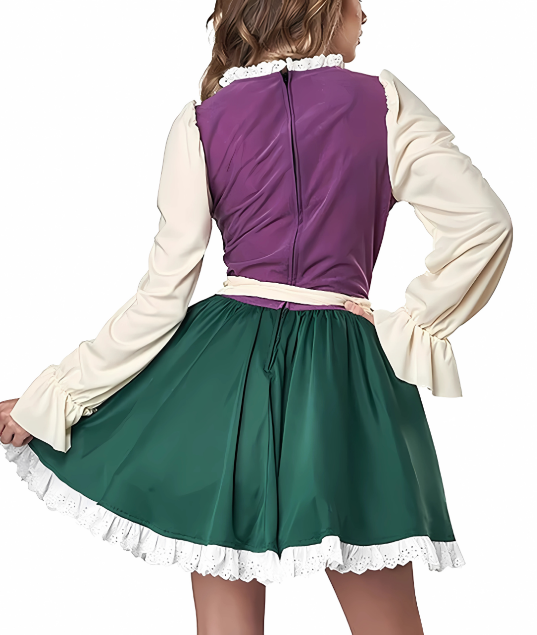 California Costume Garden Girl Adult Women Halloween dress2