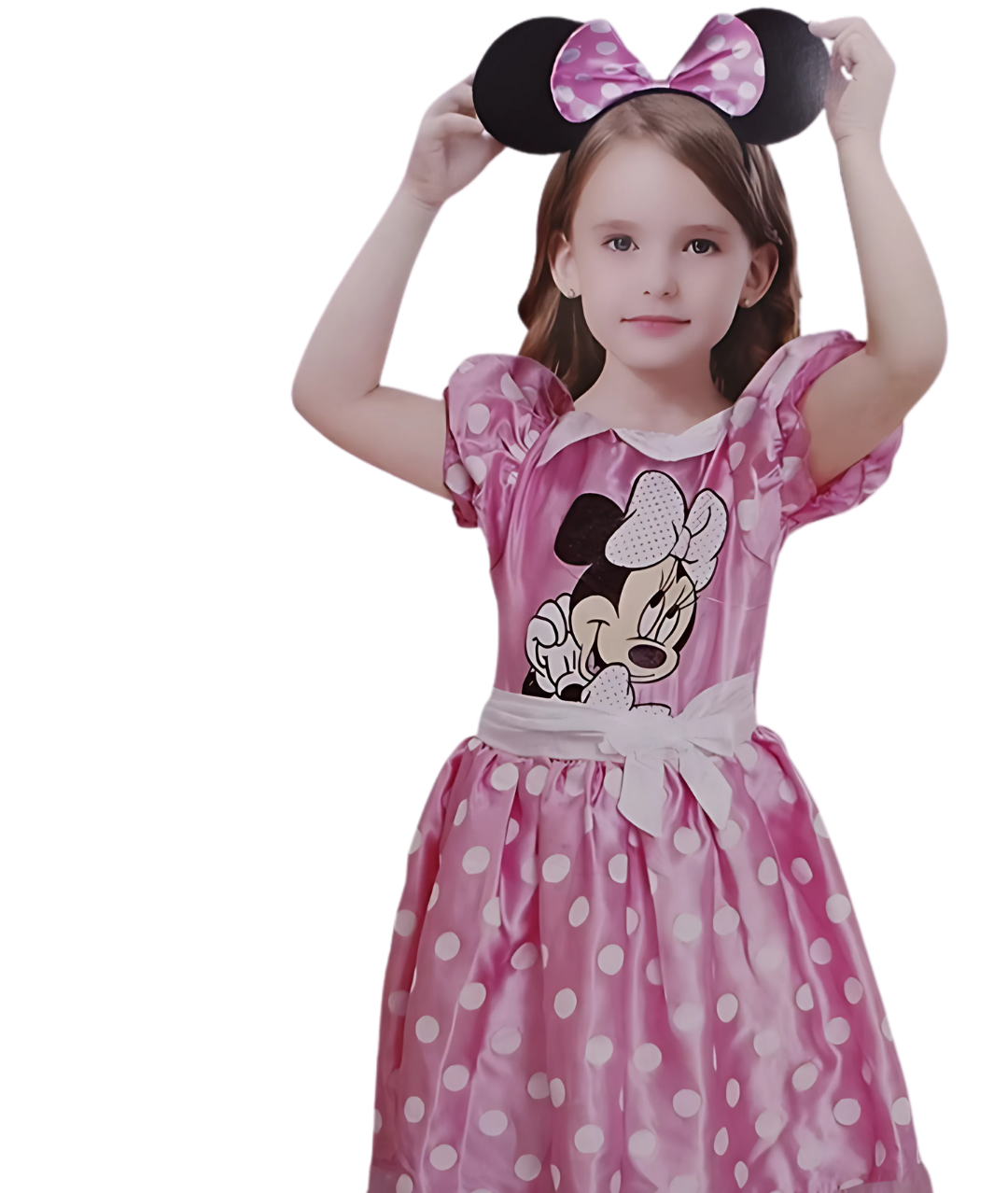 Disney Minnie Mouse costume polka dot dress & ear headband baby girl-set in Jordan