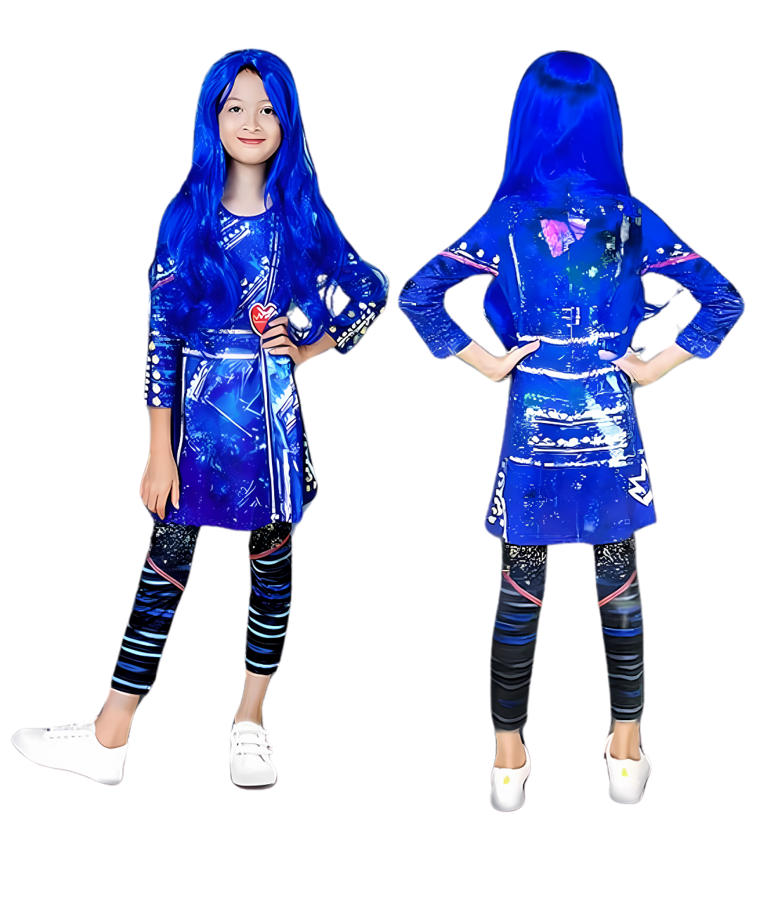 Evie Costume for Girls Fancy jumpsuit Dress-set in Jordan