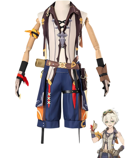 Genshin Impact Bennett Cosplay Costume Outfit Game Characters Hutao Klee Venti Uniform Full Set Halloween Carnival Anime Party Dress Up Suit for Adult Kids
