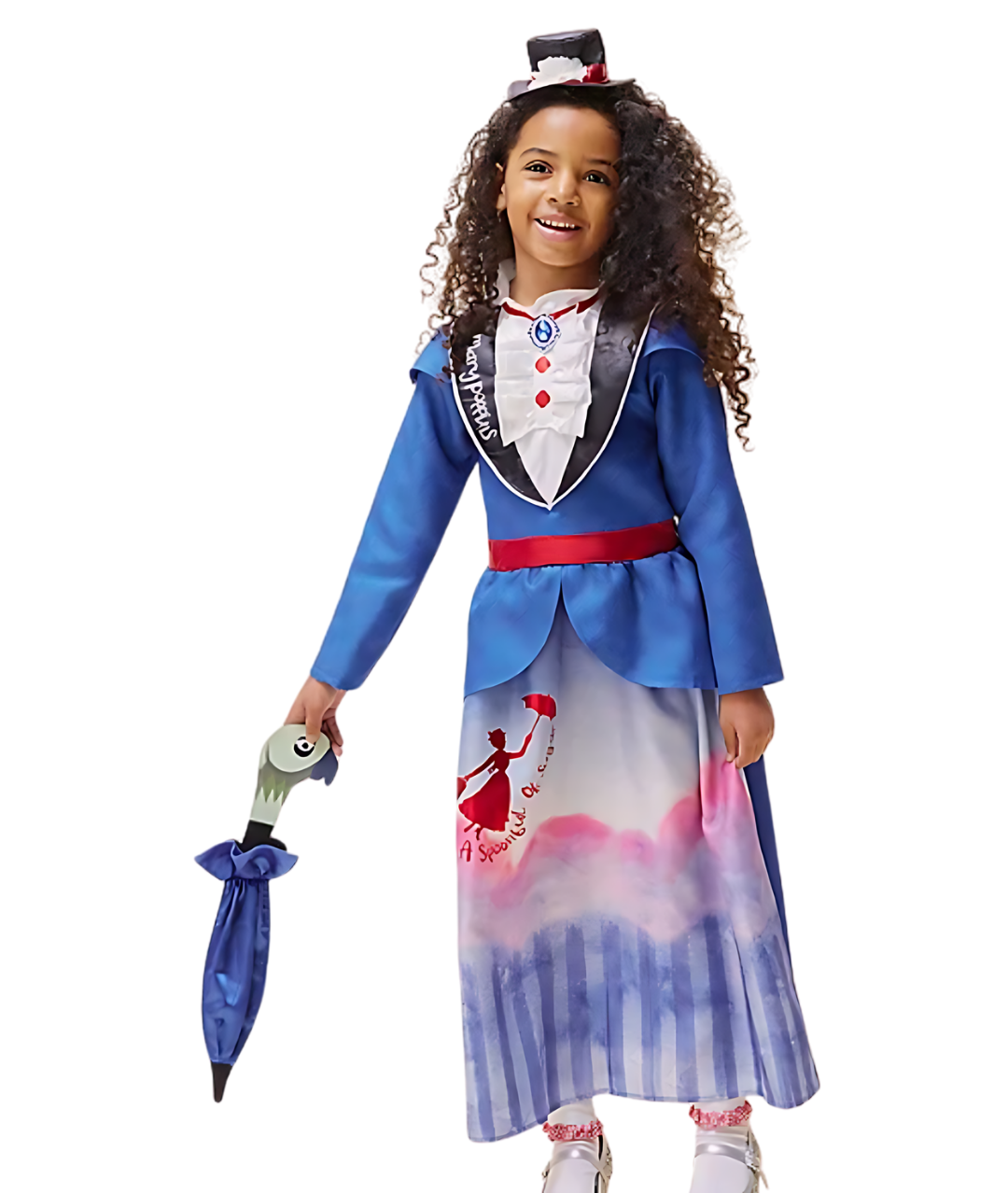 George Officially Licensed Mary Poppins fancy dress Costume with Headb FANTASIA Costume Shop