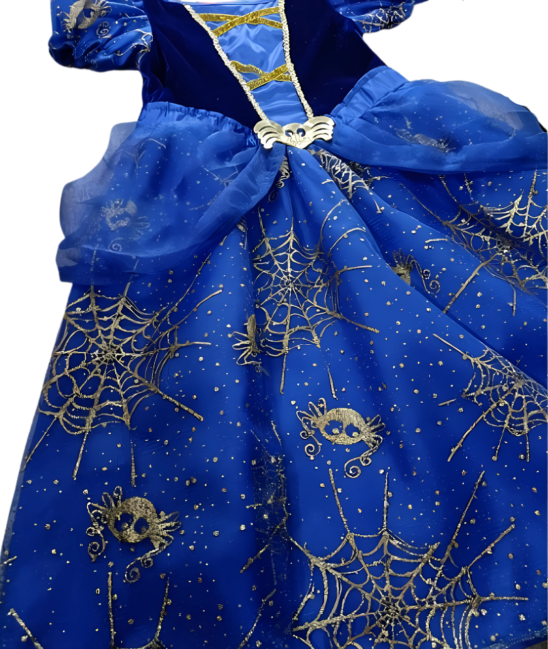 Halloween Costume for Girls Witch Blue Costume Fairy Tale Fancy Tutu Dress2