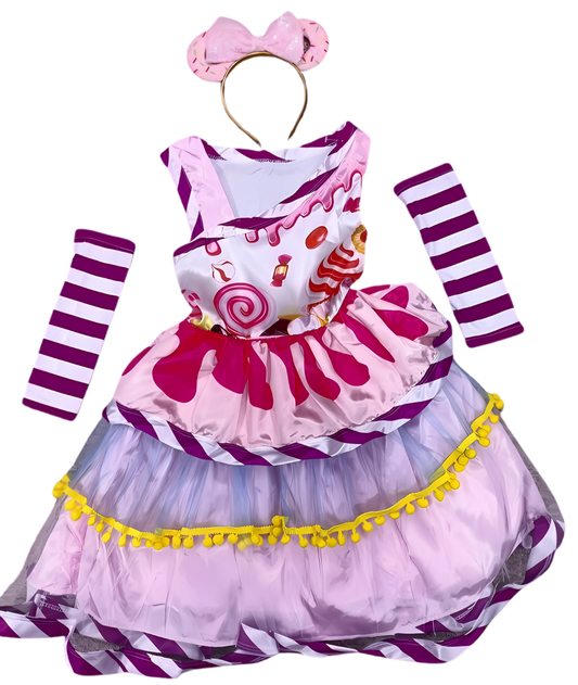 Halloween Girls Candy Girl Costume Cosplay Halloween Costume-set in Jordan