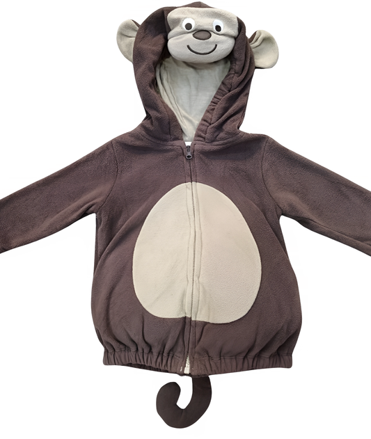 Kids Monkey Costume Boys Girls Furry Hooded Vest Cute Animal Holiday Outfits-set in Jordan