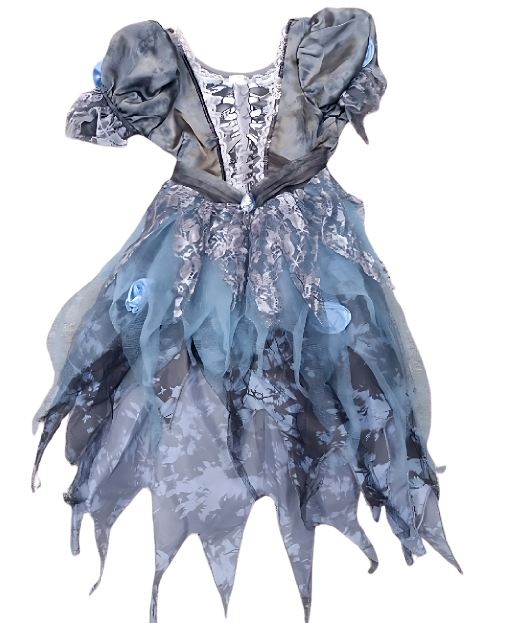 Kids Witch Fancy Gray Dress Outfit Dress