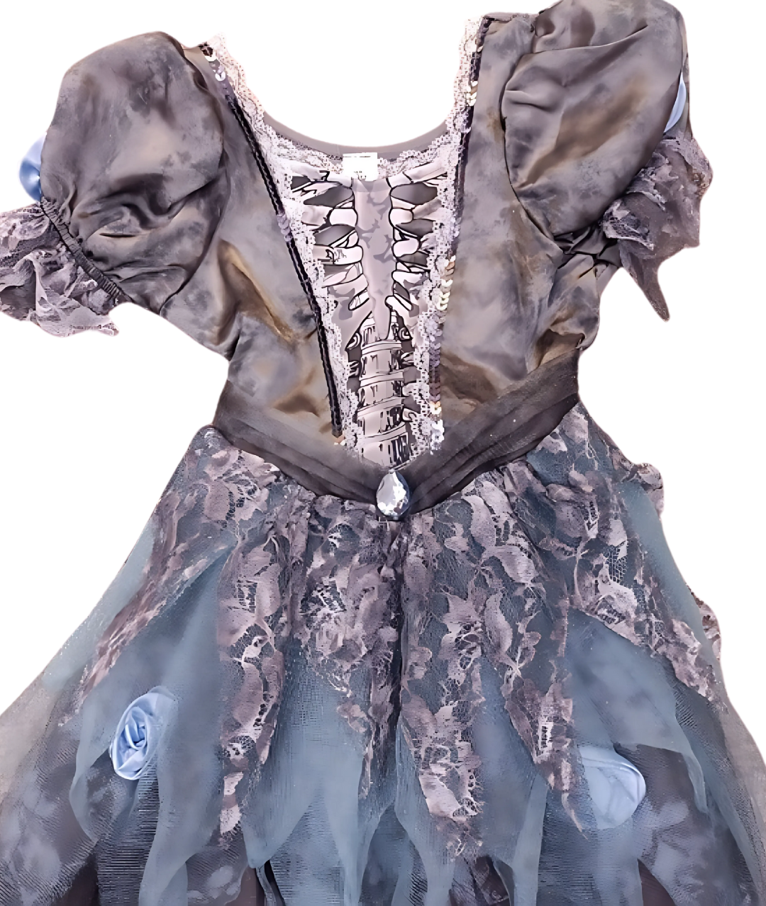 زي ساحرة رمادي-ديزني-ازياء الهالوين