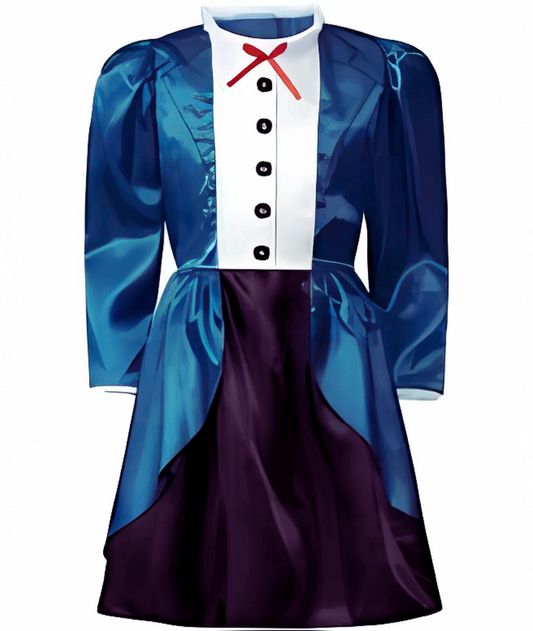 Maid & Waiter Dress Fancy Dress for Girls Halloween Dress