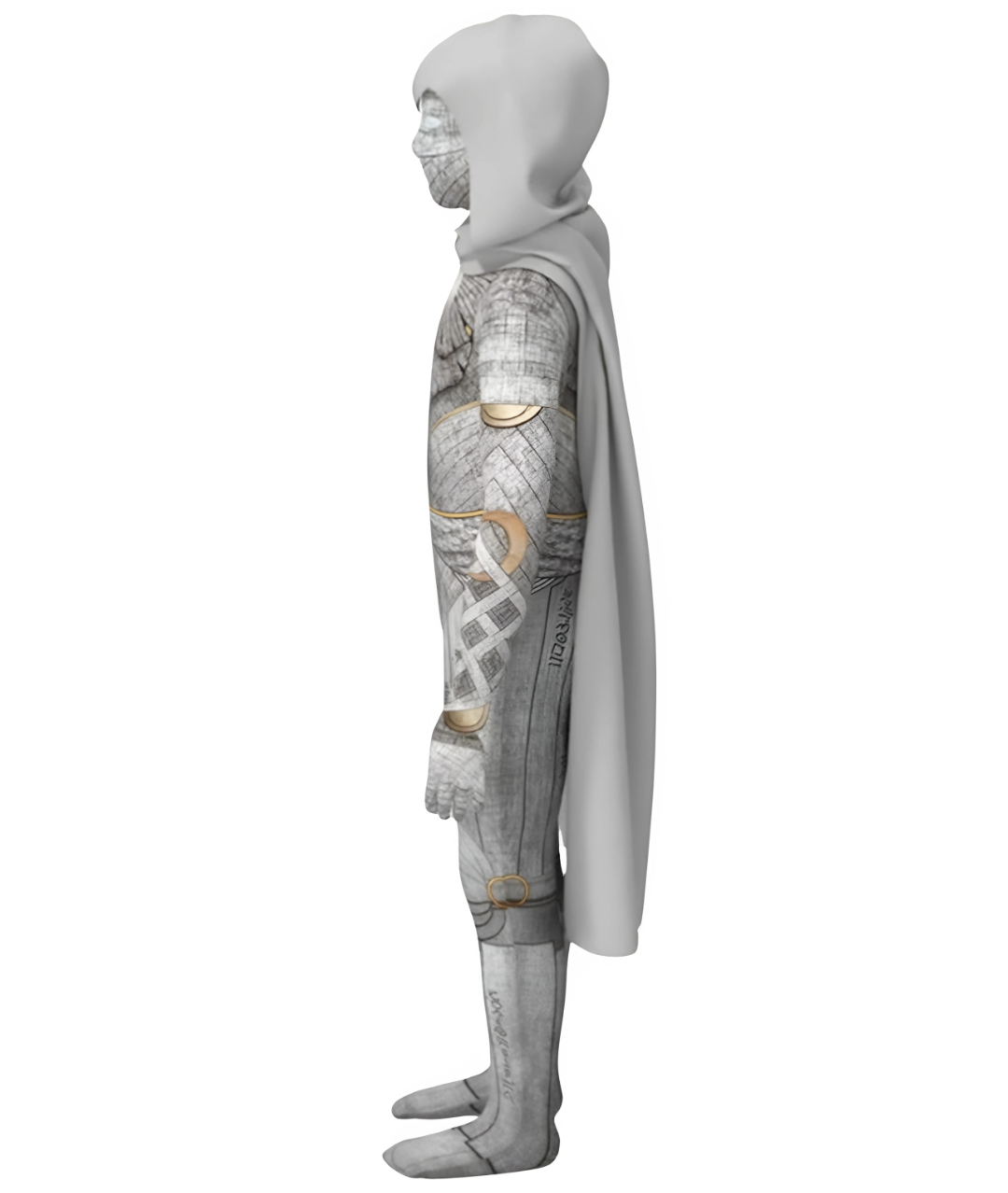 Moon Knight Cosplay Costume Jumpsuits Uniform Sets Hooded Cloak Headgear Without Mask2