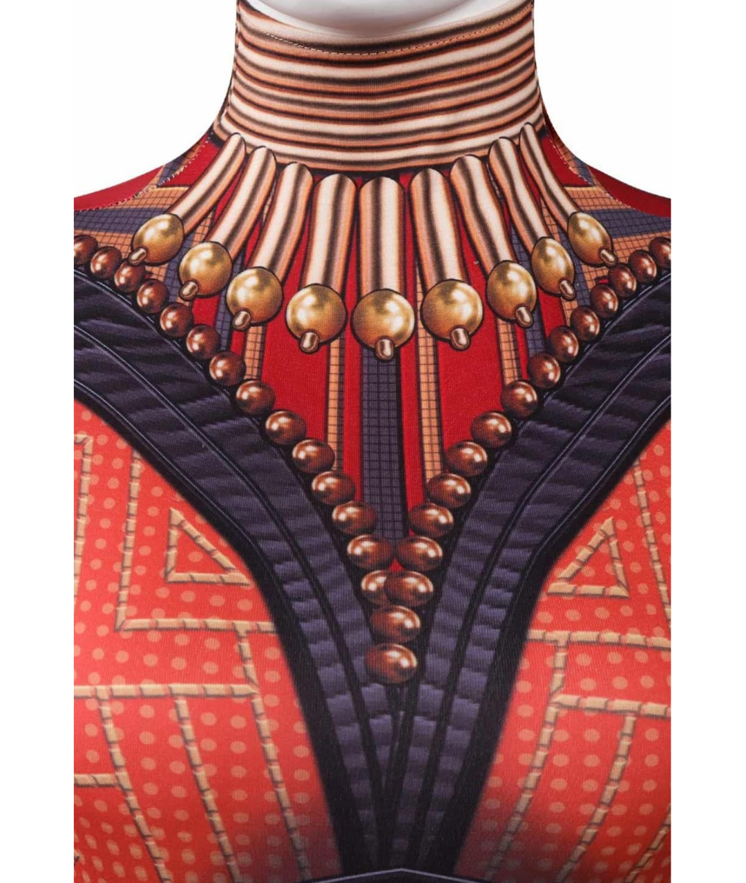 Okoye Cosplay Costume Movie Black Panther Halloween Costume Jumpsuit3