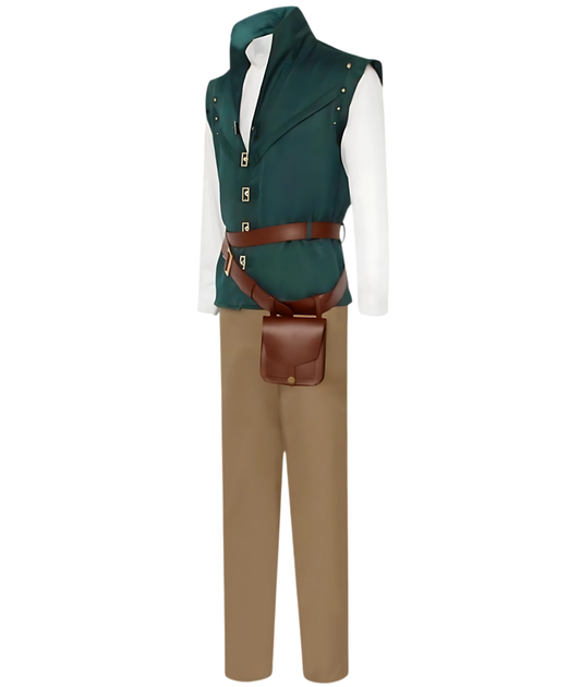Prince Flynn Rider Complete Set Outfit Halloween Costume for Adult-set in Jordan