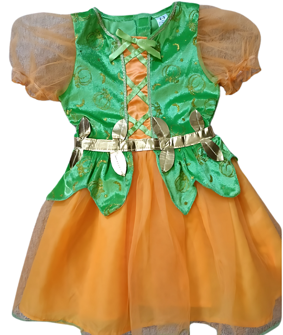 Pumpkin Girl Halloween Fancy Dress Costume Orange and Green Dress-set in Jordan