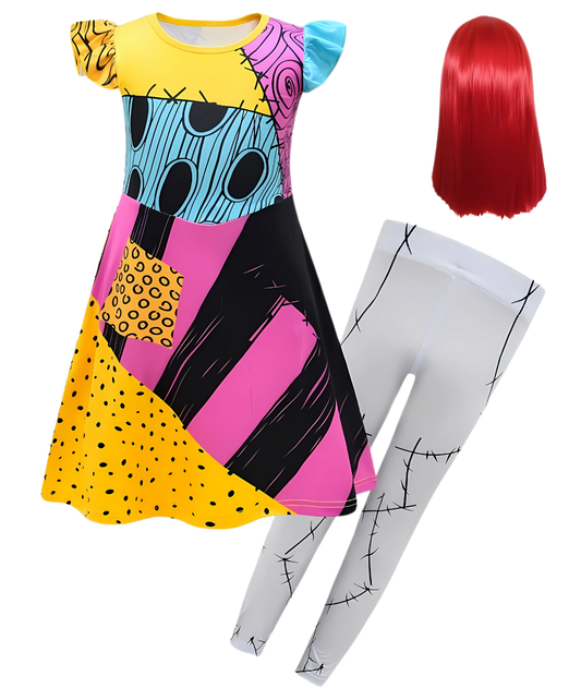 Sally Costume Girls Christmas Dress Up Girls Costume Dress