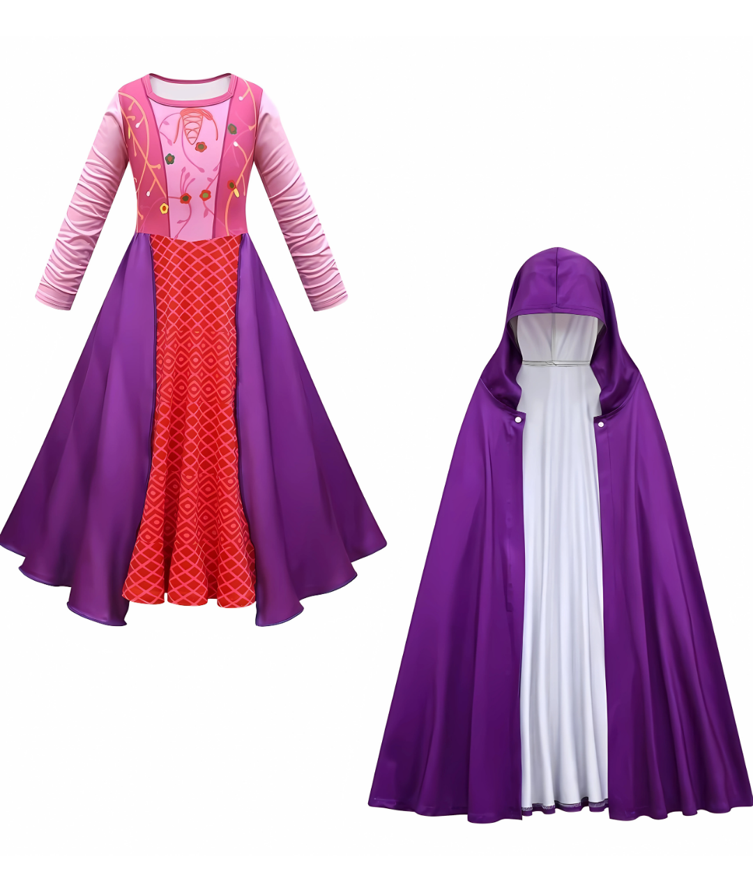 Sarah Mary Sanderson Girls Witch Halloween Costume