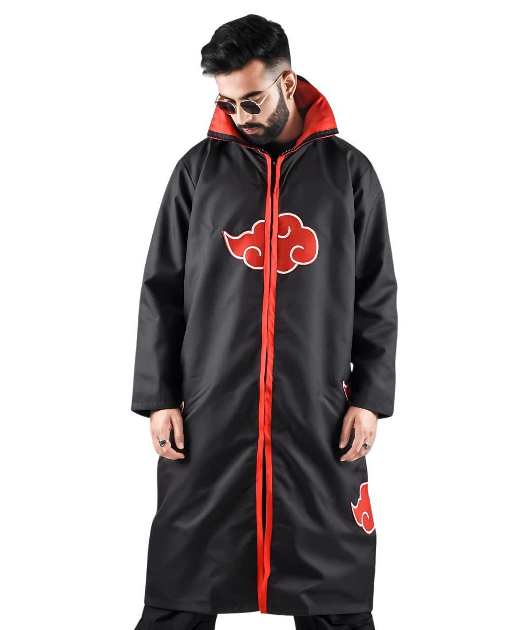 Set Anime Naruto Akatsuki Itachi Cosplay Anime Costume6