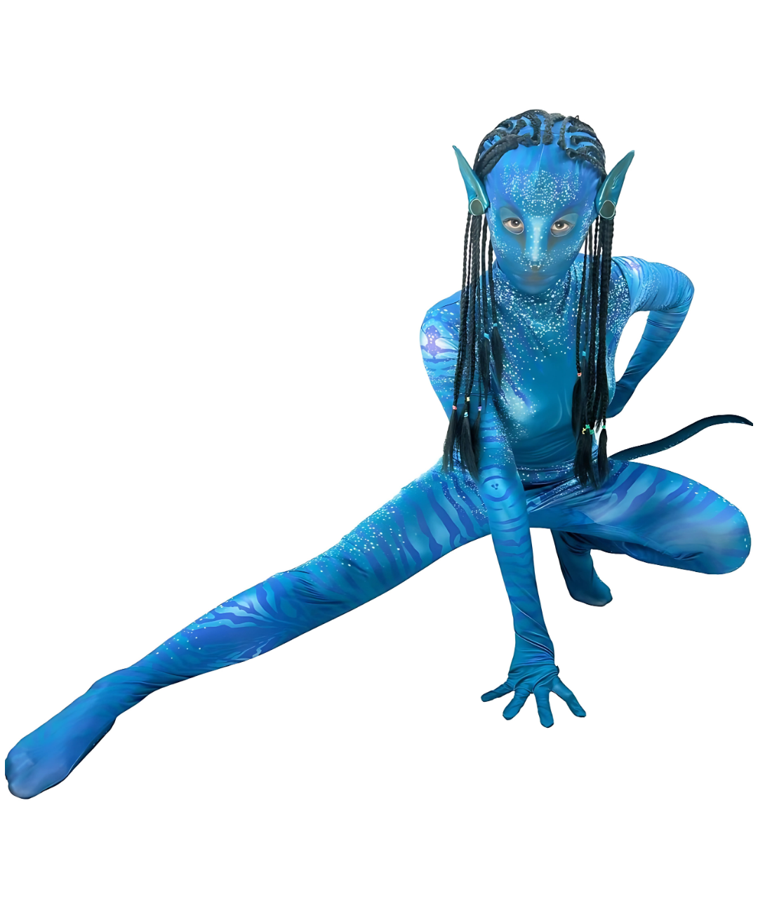 Sinkawa Neytiri Halloween Cosplay Costume 3D Style Bodysuit For Adult Women5