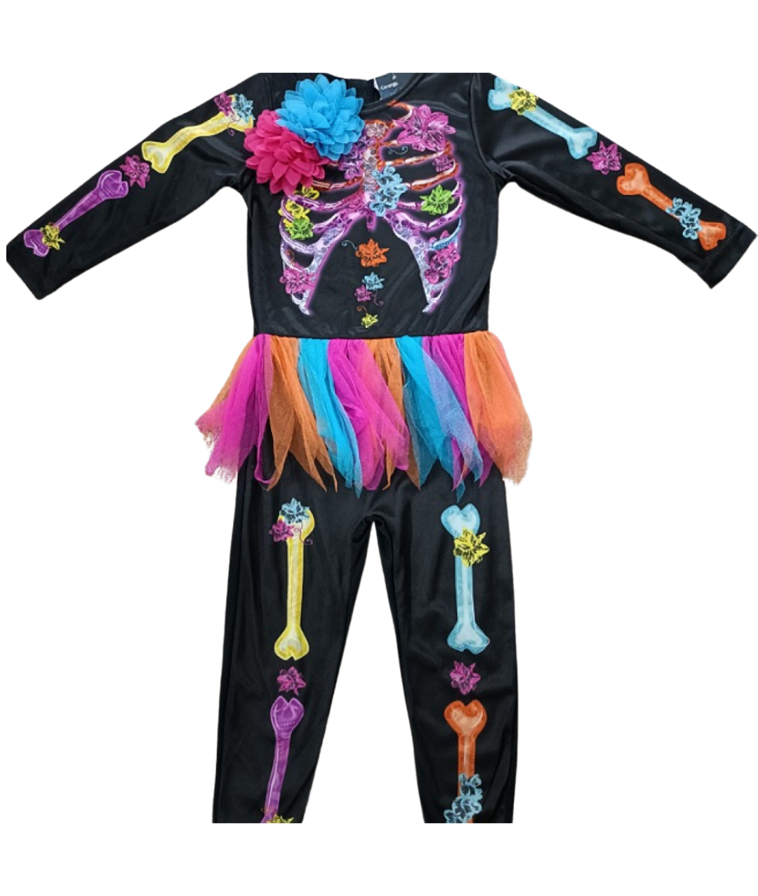 Tu, Halloween Colorful Rainbow Skeleton Costume-set in Jordan