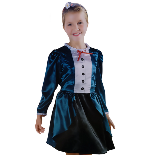 Marry Poppins Dress Fancy Dress for Girls Halloween Dress