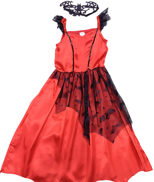 Vampire Dress Halloween Costume Outfit for Girls-set in Jordan