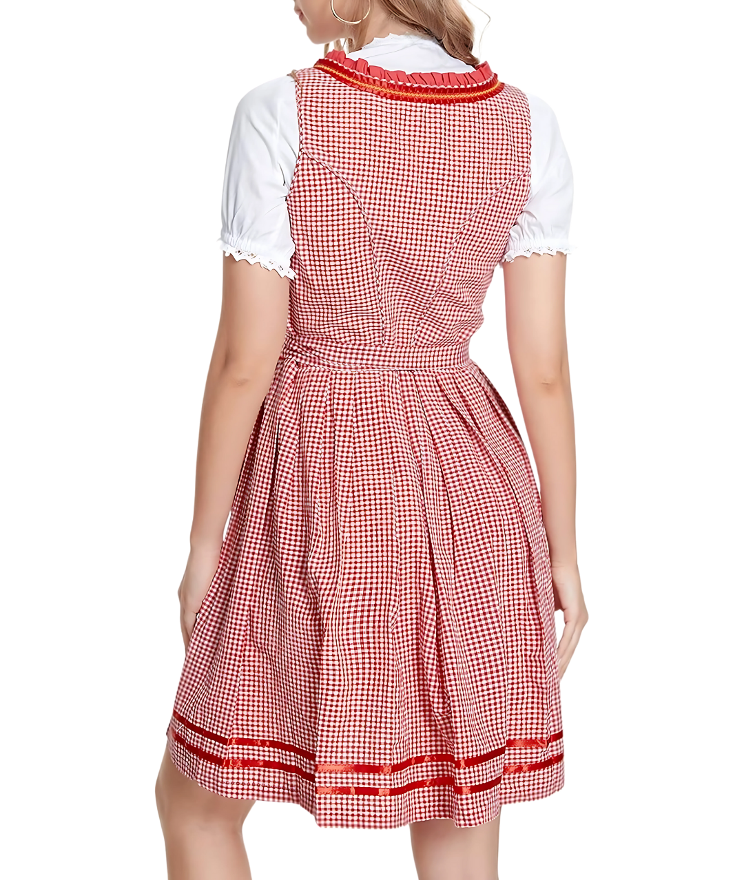 Women's German Dress Bavarian Oktoberfest Carnival Costumes Cosplay ( white shirt not included)2