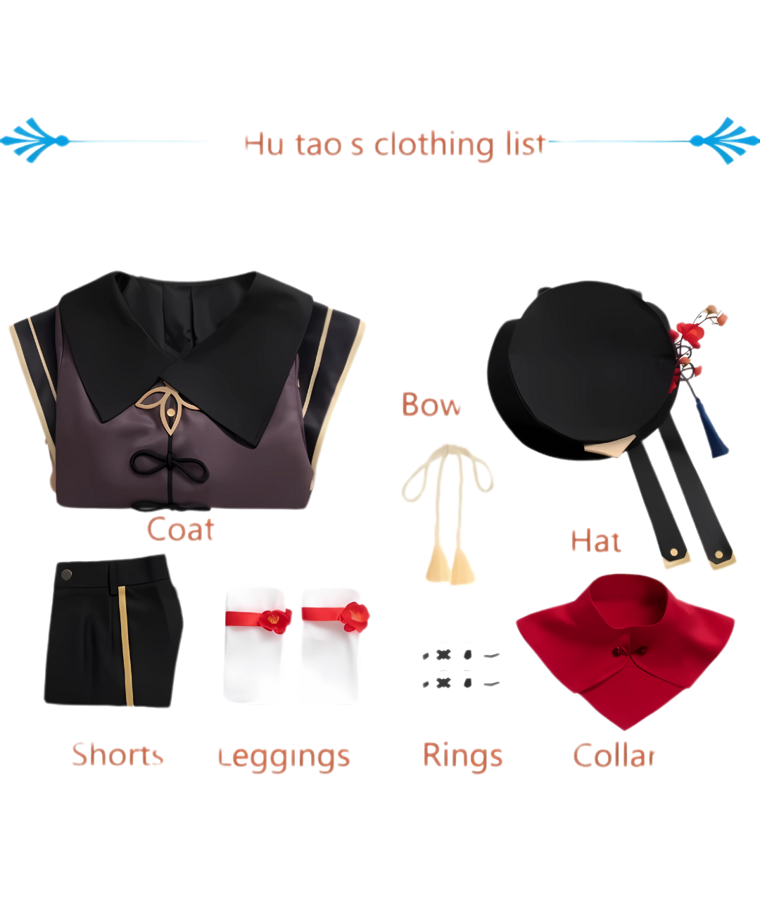 iminfit Genshin Impact Hutao Cosplay Hutao Cosplay Costume4