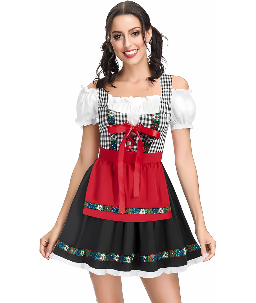 Women's German Dress Bavarian Oktoberfest Carnival Costumes Cosplay Maid Outfit