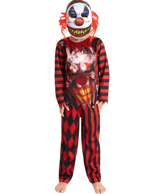 Kid's FUN Costumes the Clown Costume Scary Clown Costumes