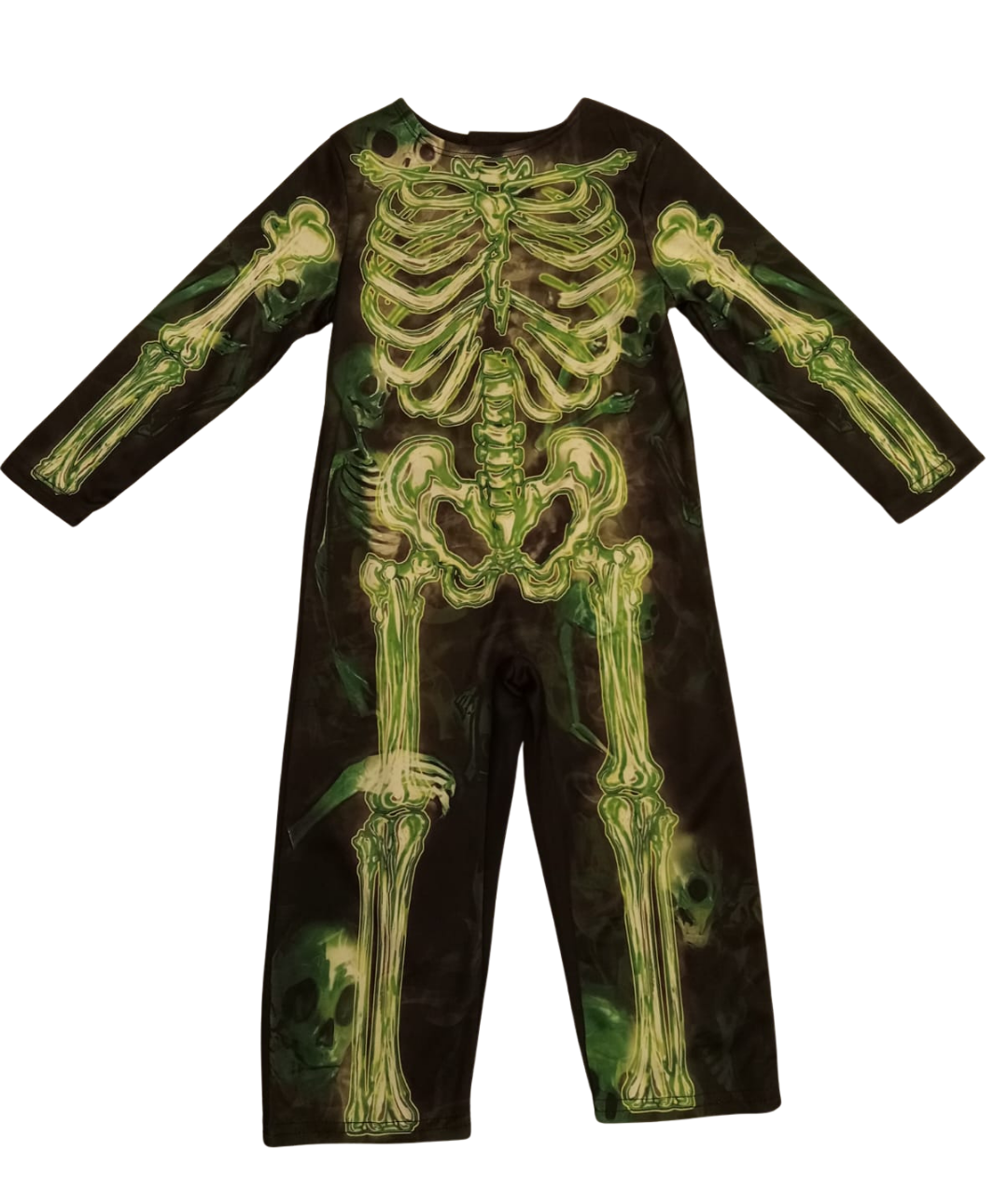 Kids Halloween skeleton Overall