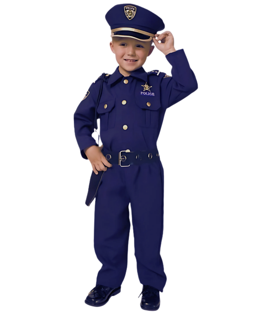 Boys Police Costume Policeman Child Uniform Kids Cop Officer Book Week Outfits