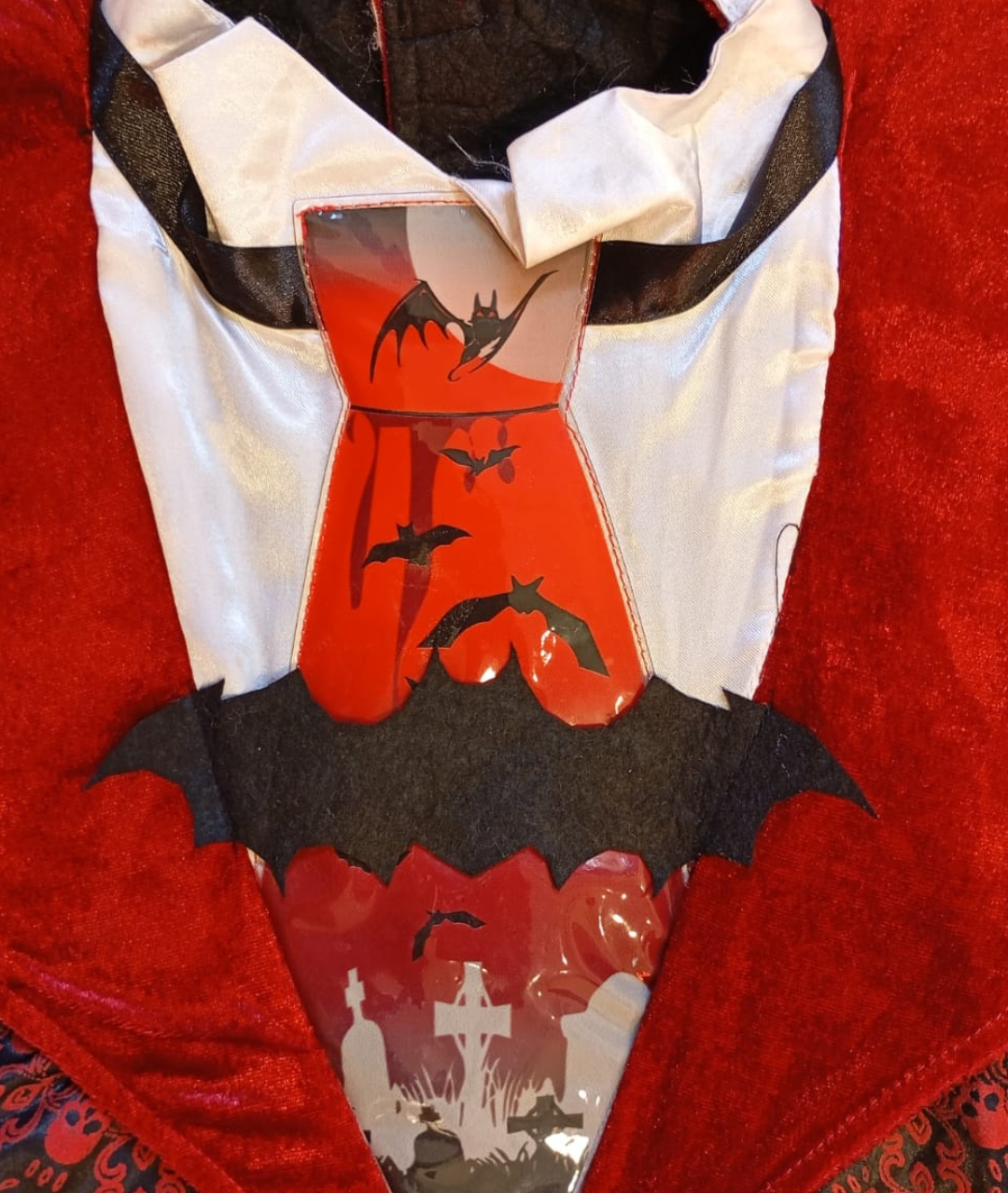 Vampire Shirt with Cape Costume