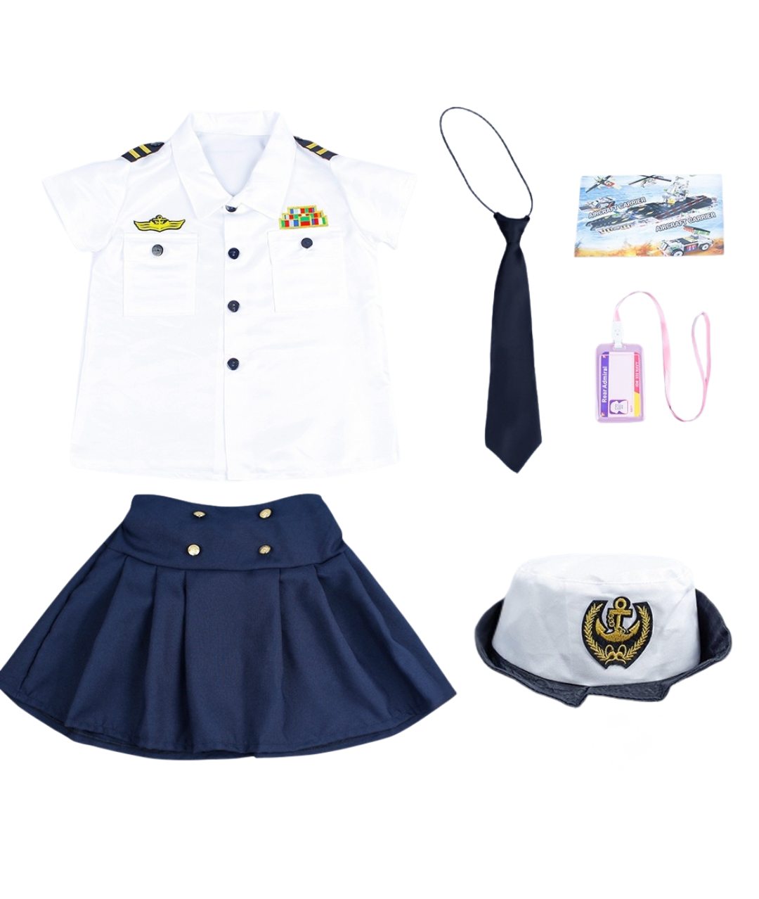 Captain's ship costume for Girls