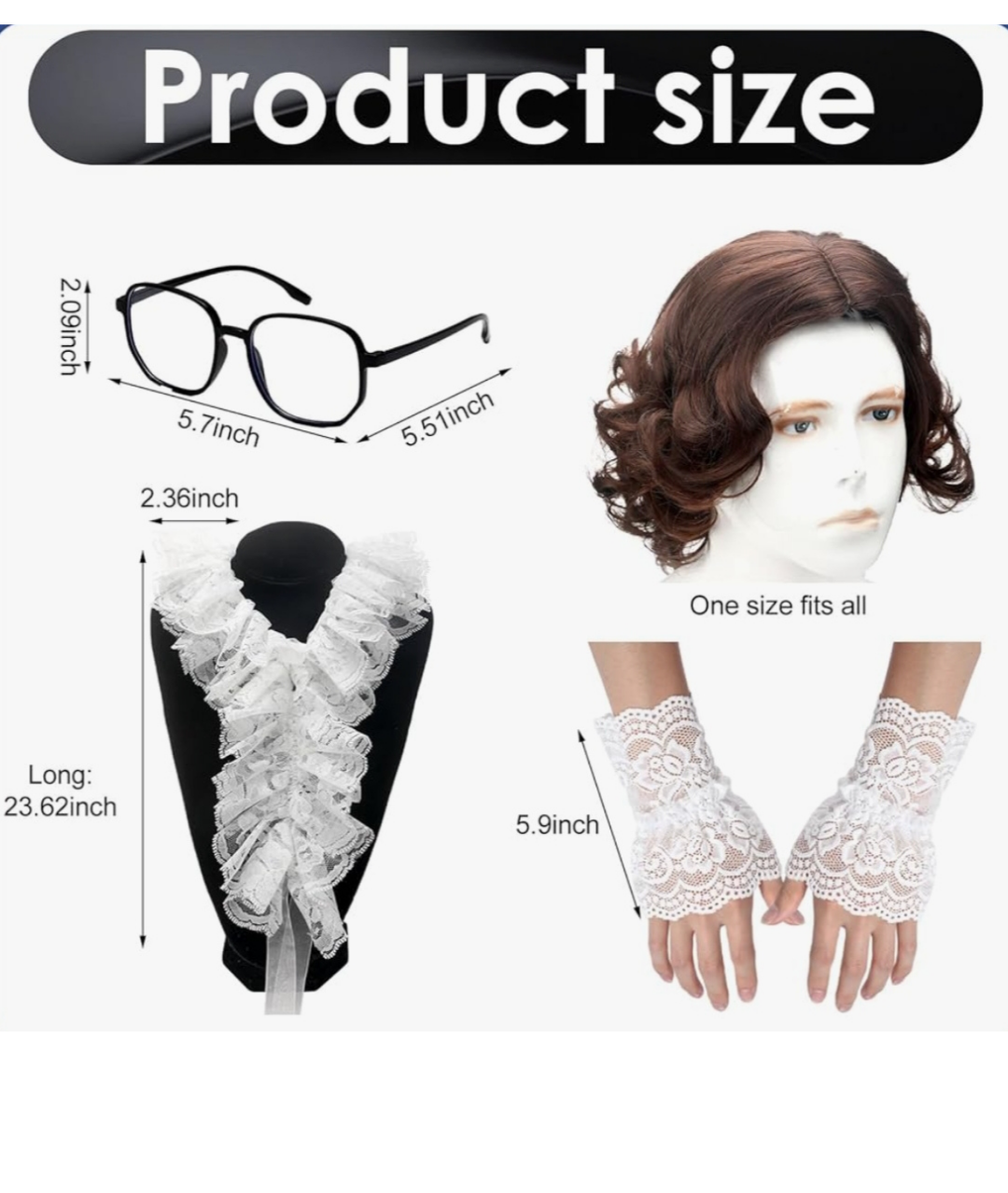 Blue 60s Swinger Costume Set for Men 60s Groovy Costume