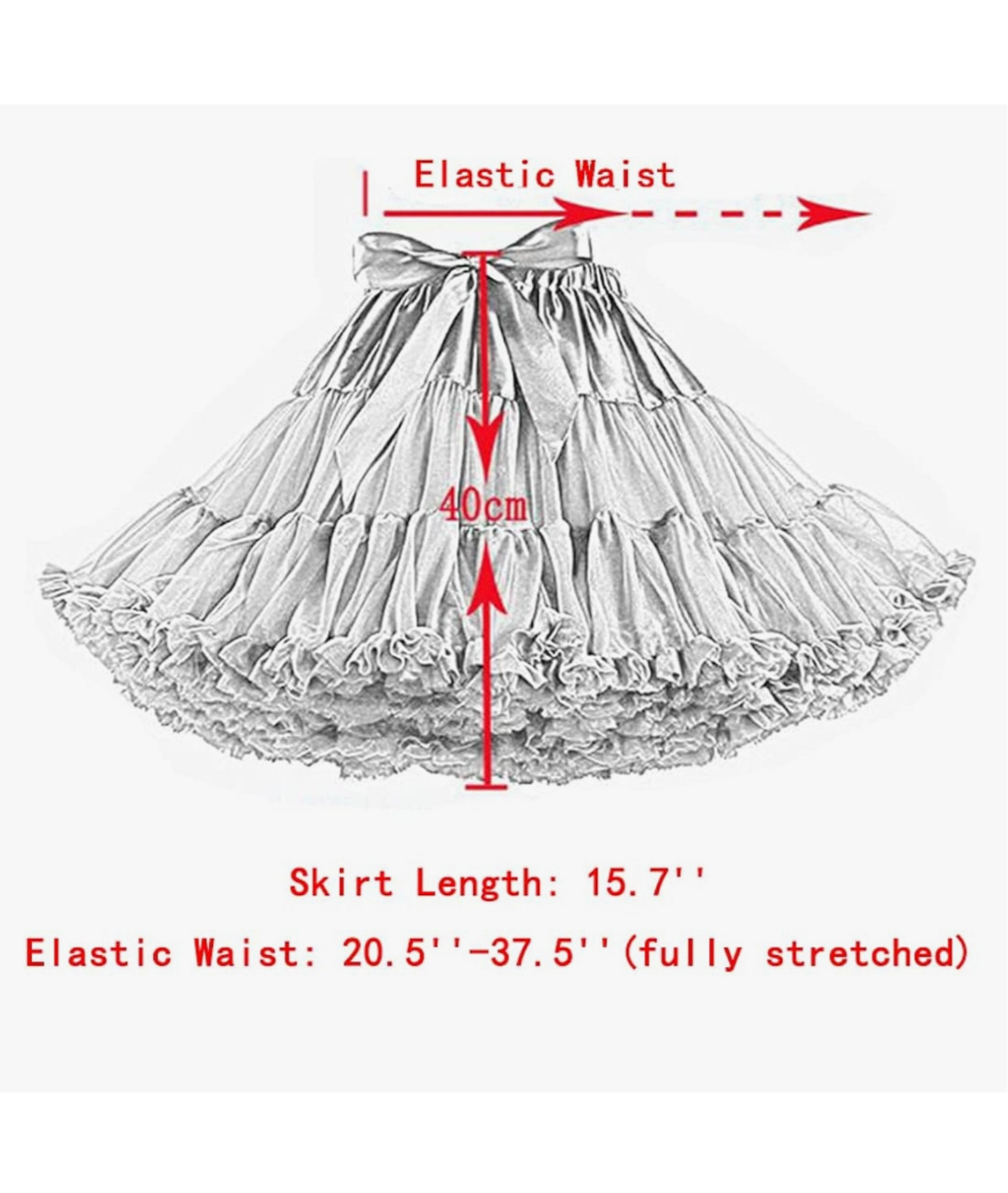 Women Skirt black and pink