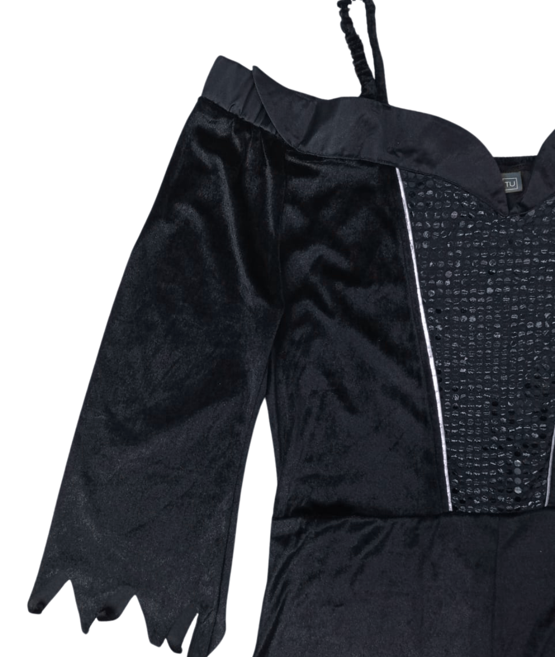 Adult Witch velvet Fancy Dress Costume