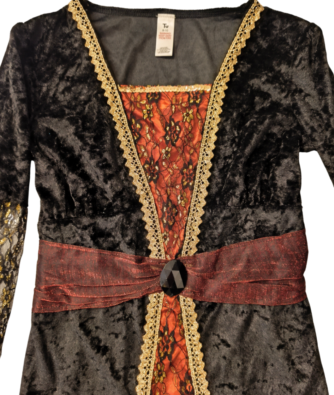 زي الساحرة ومصاص الدماء النسائي لعيد الهالوين (فستان فقط)