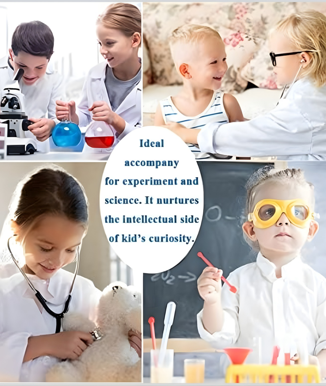 kids multifunction Long Lapcoat costume