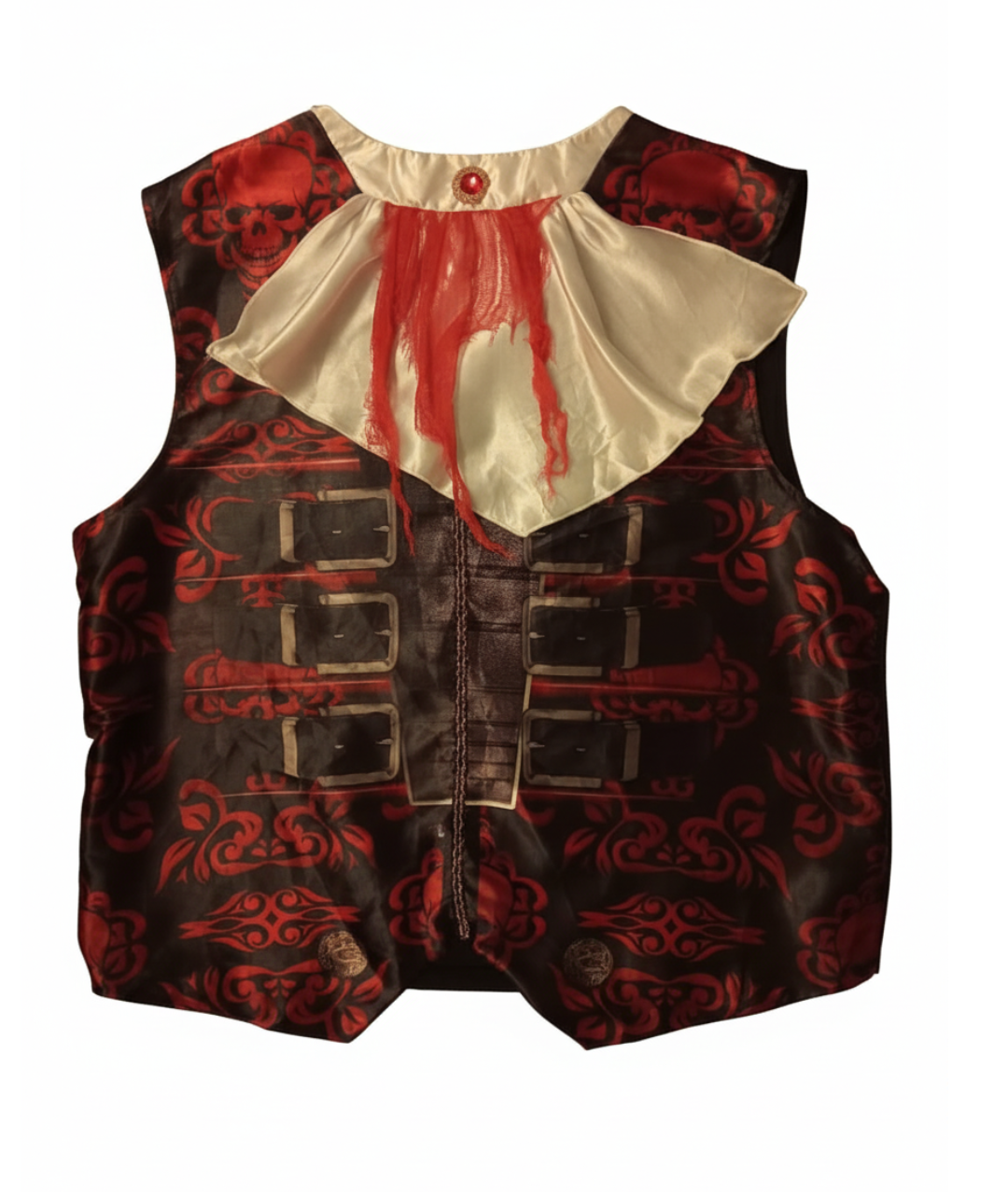 زي مصاص دماء للبالغين بقميص وعباءة الهالوين