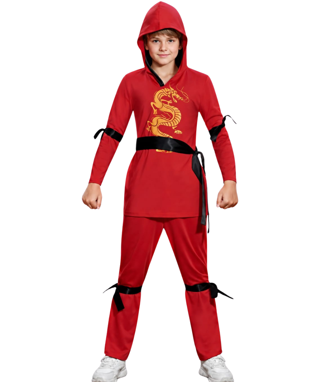Kids Ninja Fancy Costume ideal for Halloween,party roleplay Ninja superhero