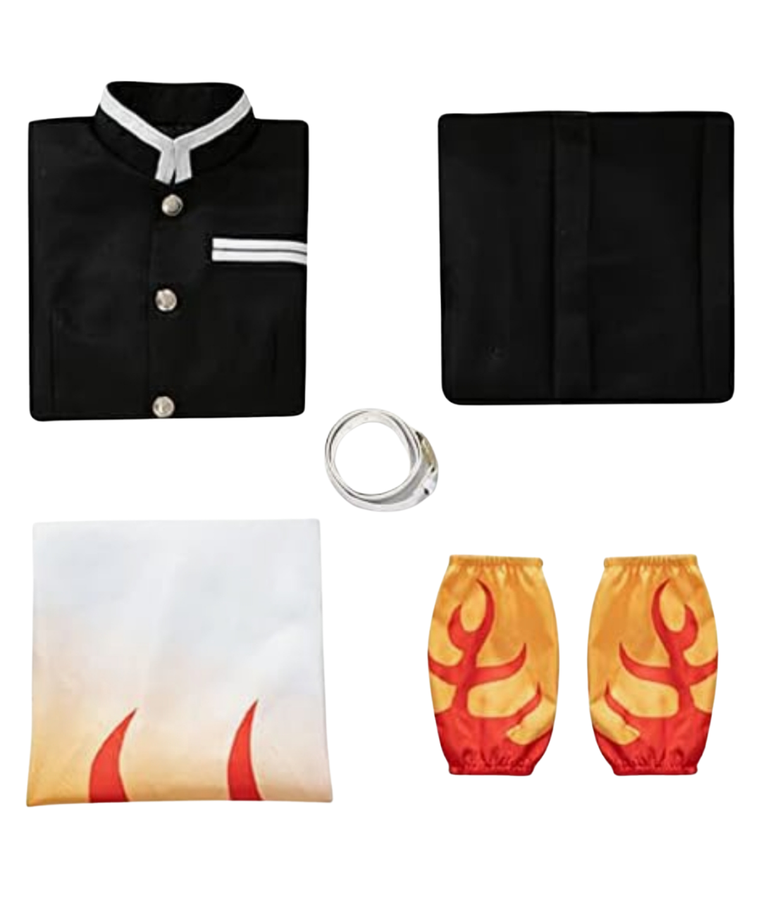 Kids Demon Slayer Kimetsu no Yaiba Rengoku Kyoujurou Cosplay Costume