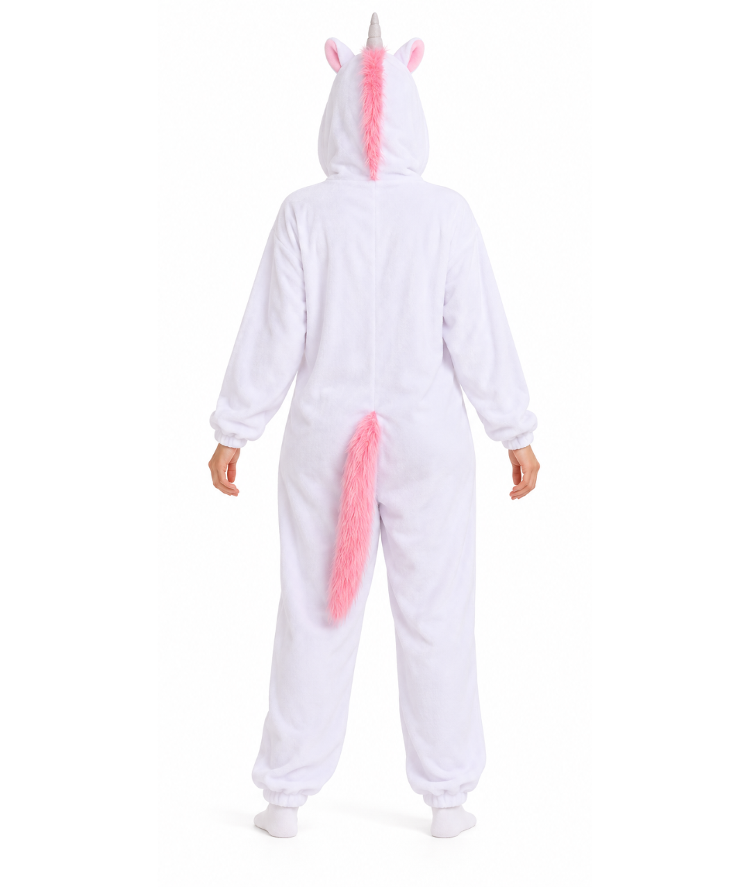 Pink Unicorn Onesie Costume for men & women Original & Funny - Costumes for adults, accessory fancy dress & props for Halloween, carnival & parties - Pink