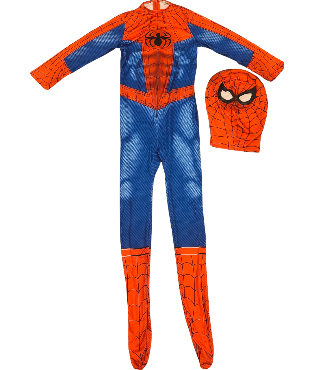 MARVEL unisex Spider-Man Official Costume - Deluxe Two-Way Stretch Spandex with Invisible Zippers