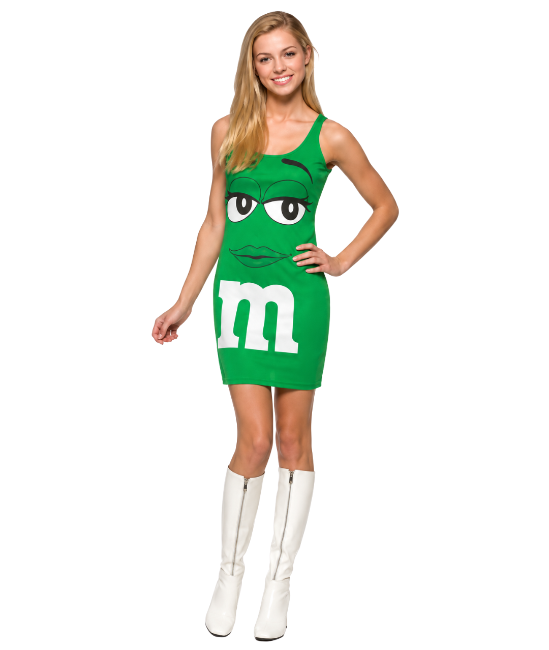 Adult Womens M&M's Tank Dress Funny Halloween Cosplay Costume Party Dresses