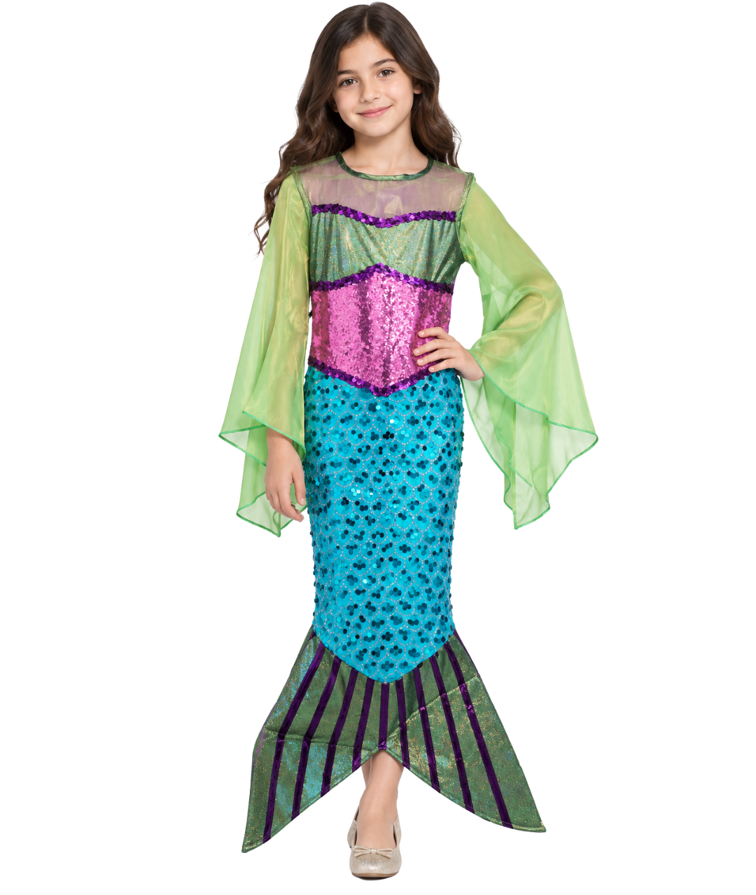 Mermaid Fancy Deluxe Dress Costume