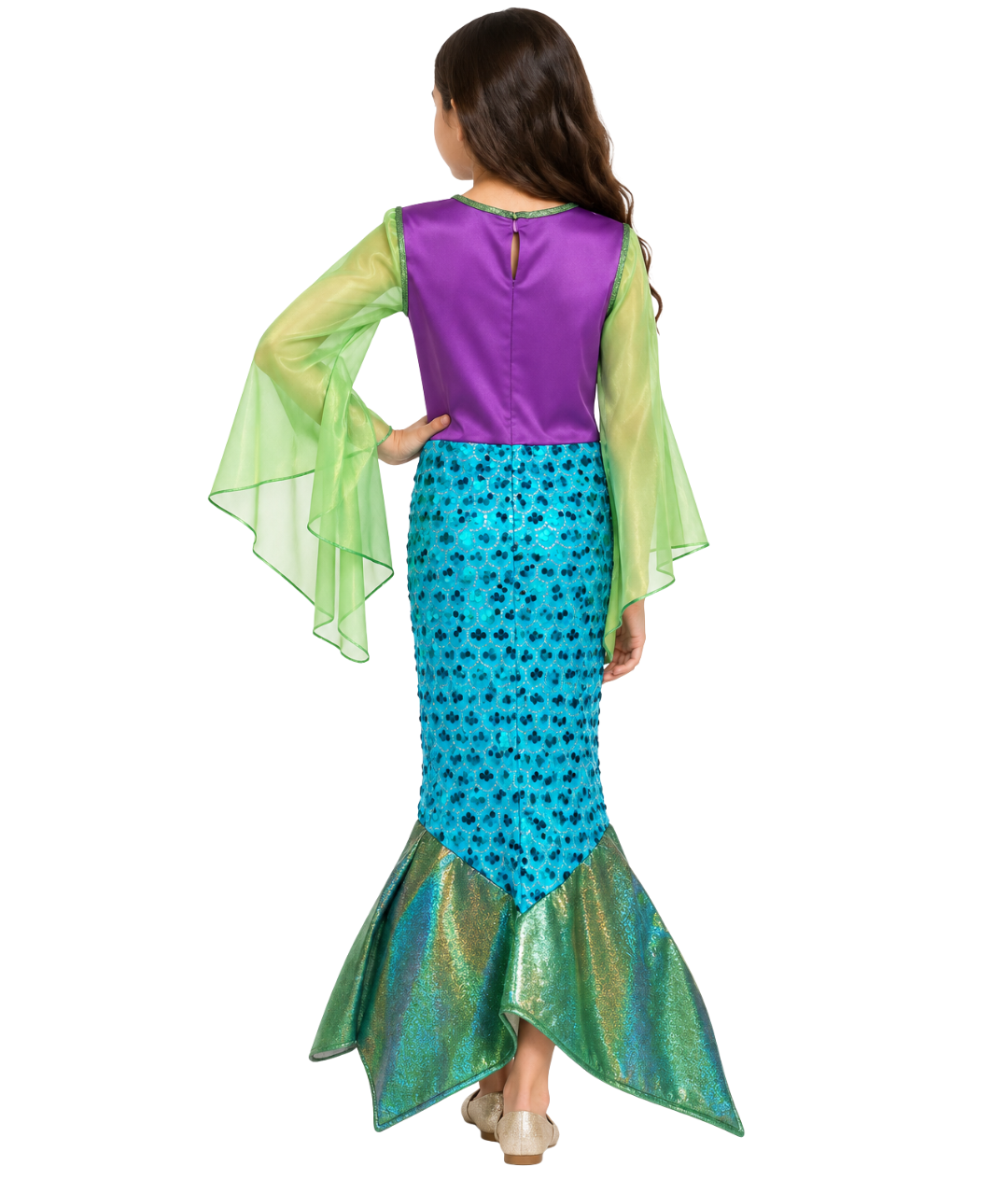 Mermaid Fancy Deluxe Dress Costume