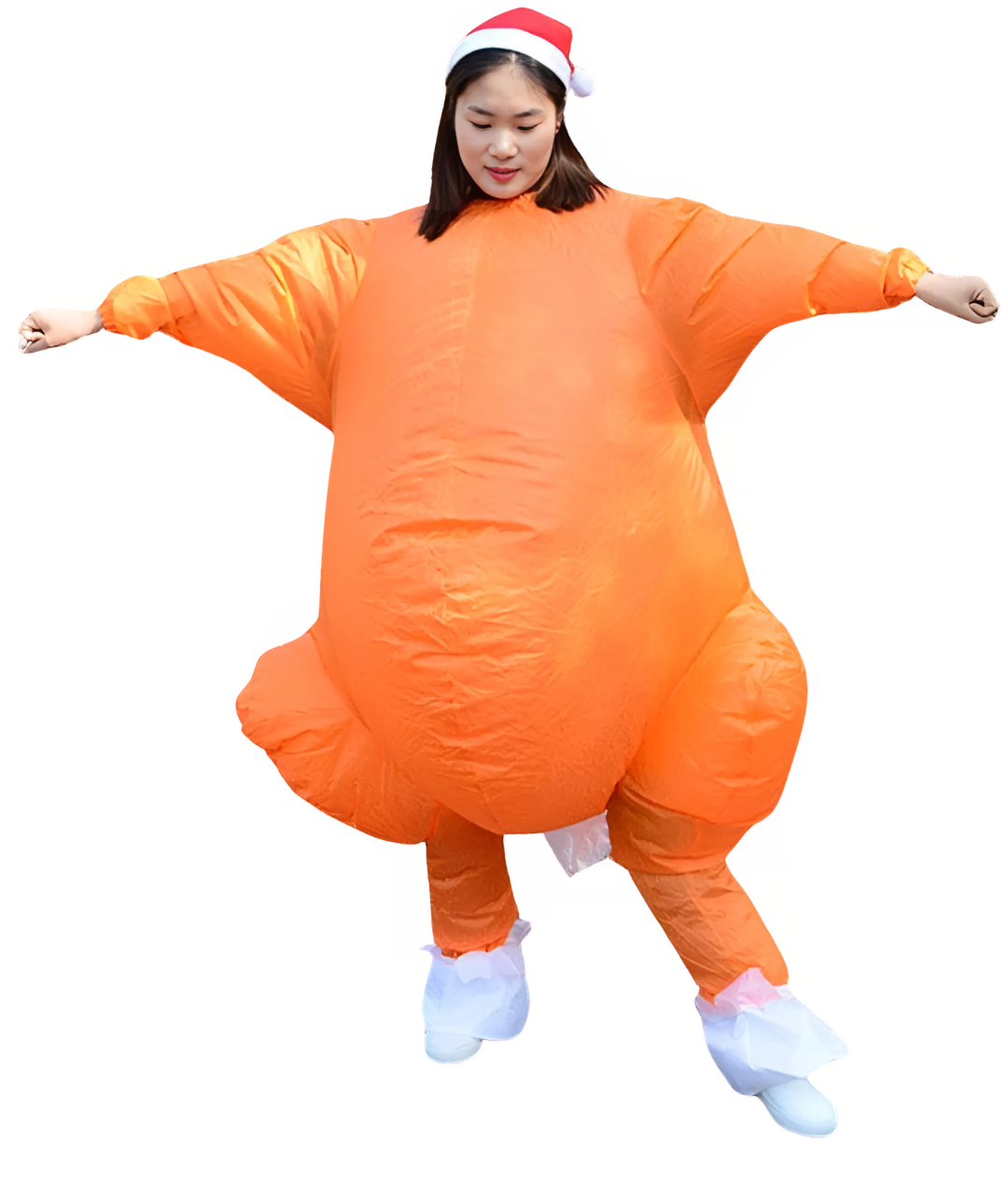 Inflatable Roasted Turkey Costume Halloween Chicken Adults Inflatable Fancy Dress Mascot Cosplay Clothes