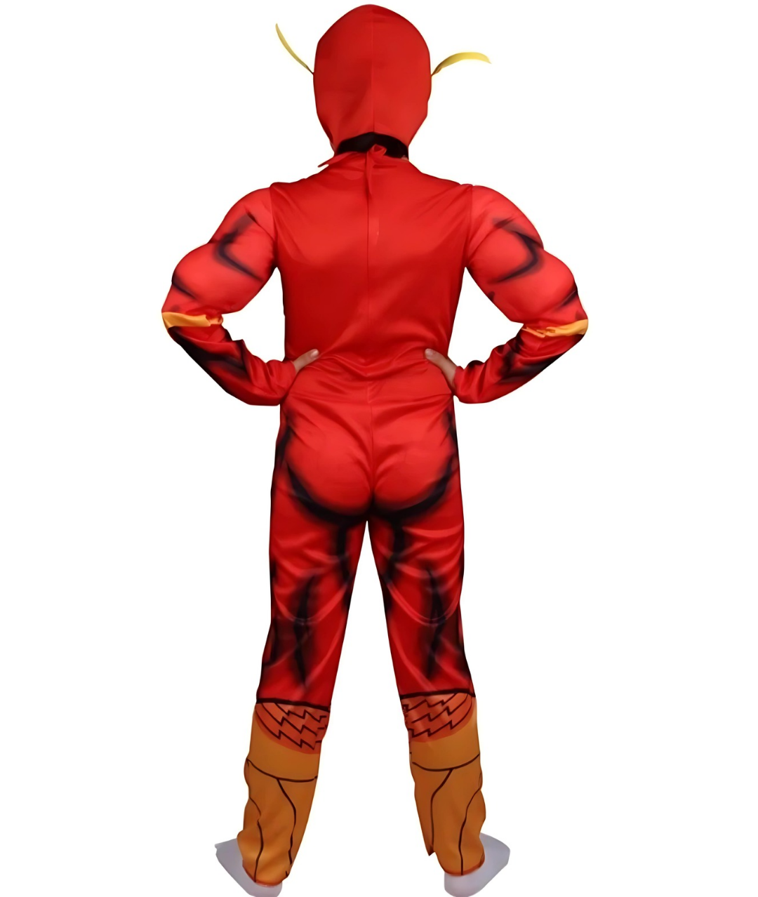 Superhero The Flash Costume Anime Avengers with muscle for kids