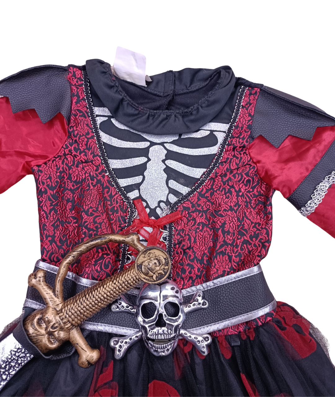 Skull and Crossbones Pirate Queen Halloween Costume